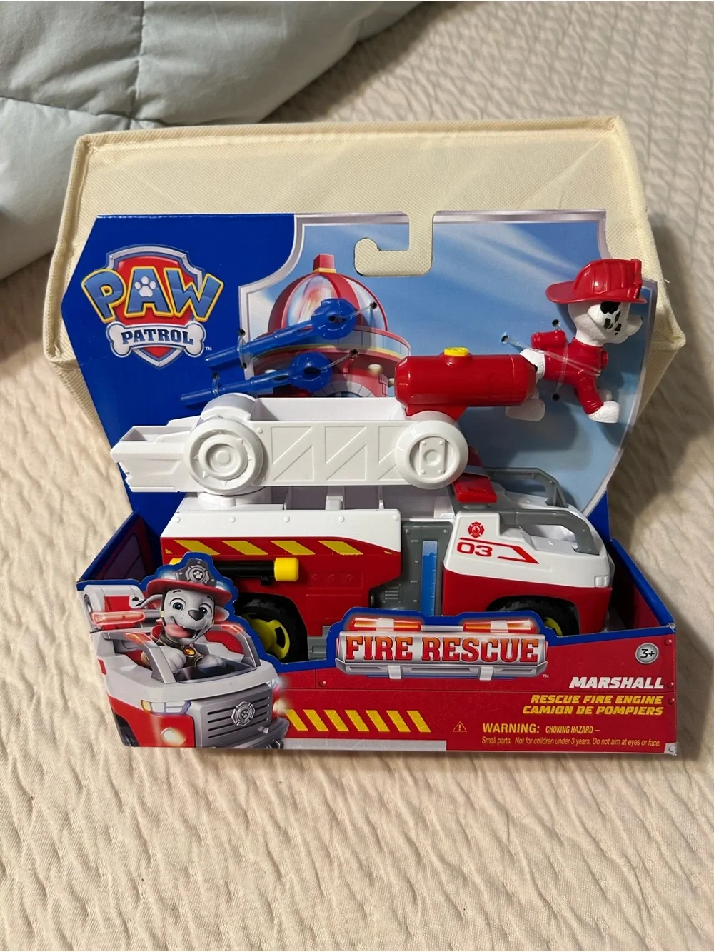 Paw Patrol Fire Rescue Playset Vehicles - Red, Yellow & Blue